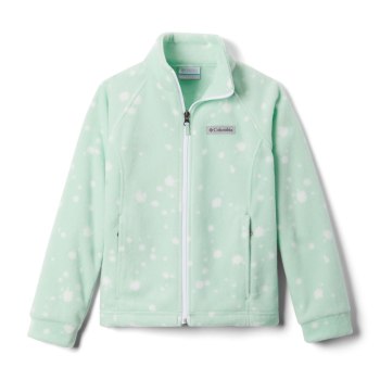 Columbia Benton Springs II Printed Fleece, Chamarras Verde Menta Para Niña | 810354-YIJ